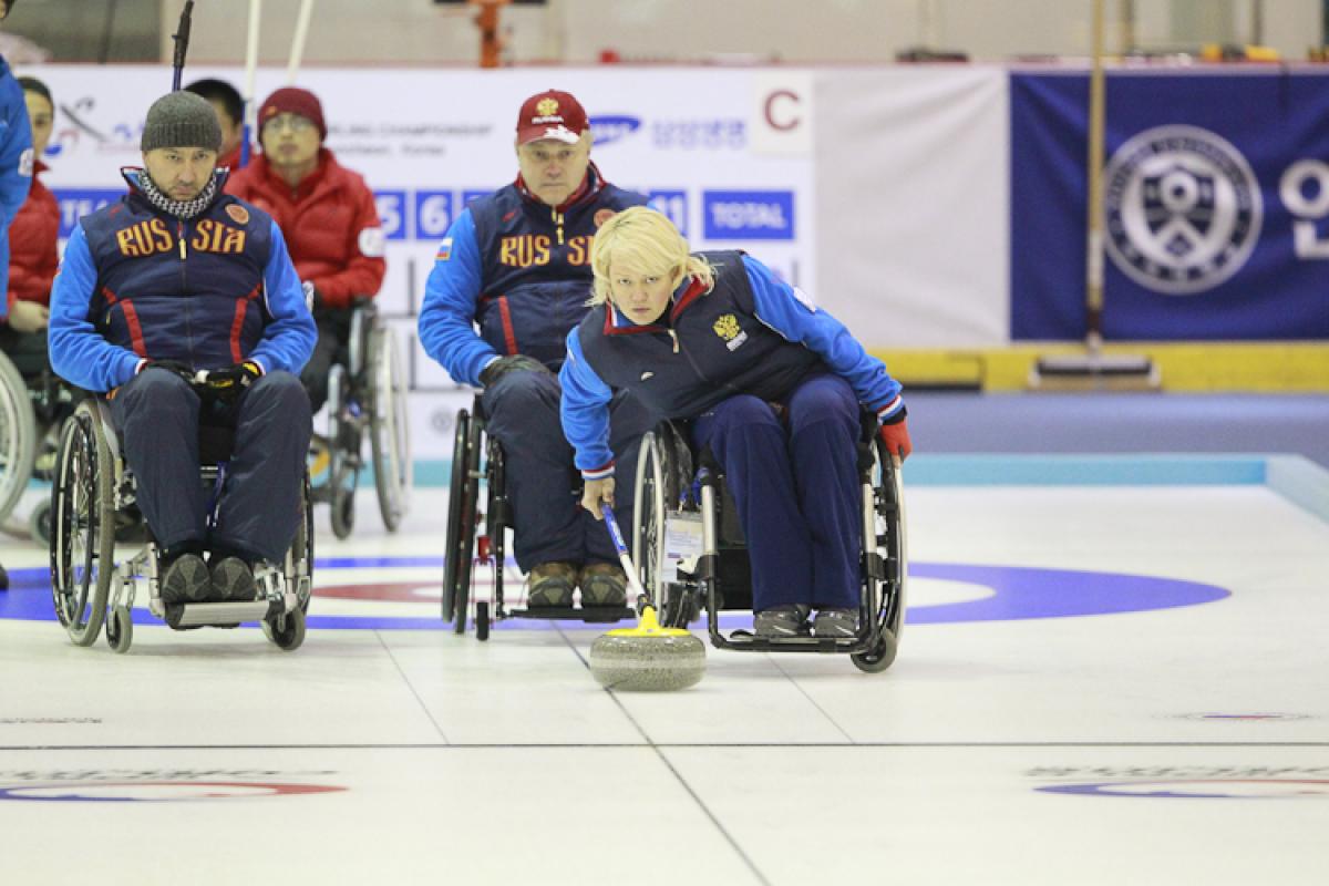 Wheelchair Curling Worlds - Team Russia