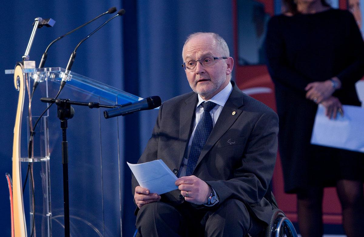 Sir Philip at the Paralympic Evening in Madrid, Spain
