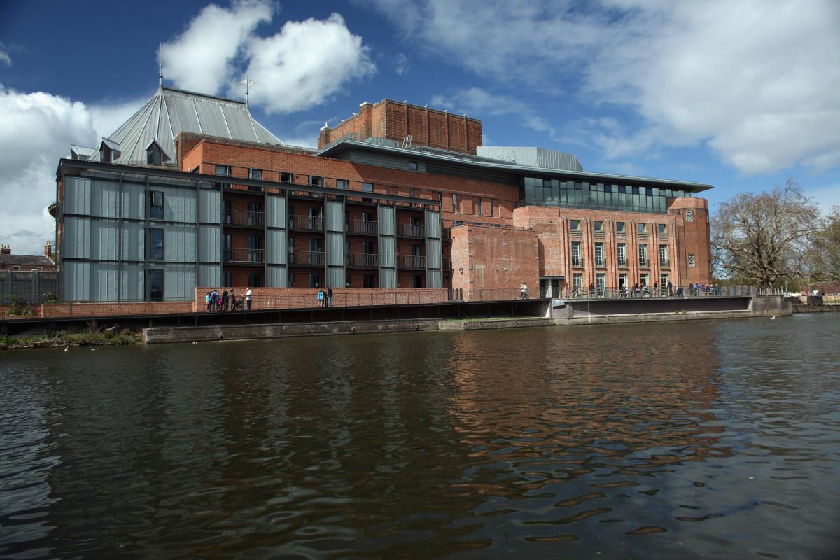 Royal Shakespeare Company's theatre A picture of a building next to a river