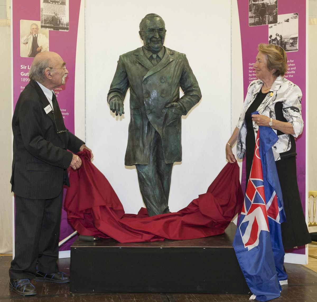 Ludwig Guttmann statue Unveiling of Ludwig Guttmann statue