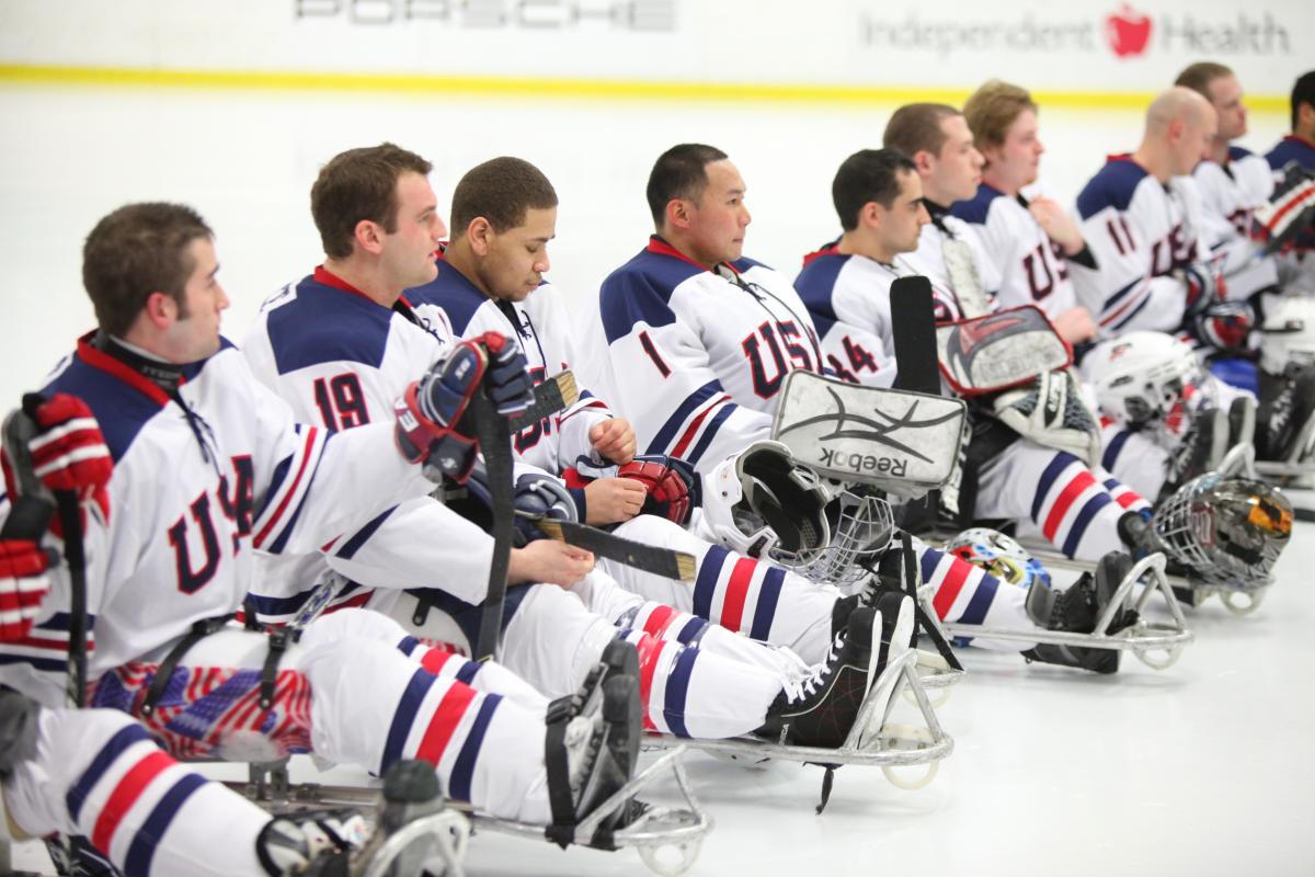 Usa Announces 12 13 Ice Sledge Hockey Roster International Paralympic Committee