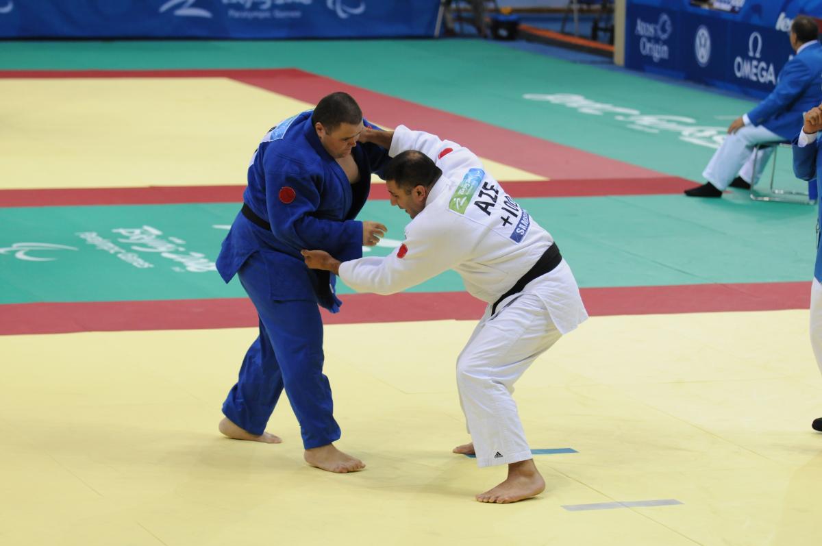 Azerbaijan competing against Spain during the Beijing 2008 Paralympic Games Azerbaijan competing against Spain during the Beijing 2008 Paralympic Games