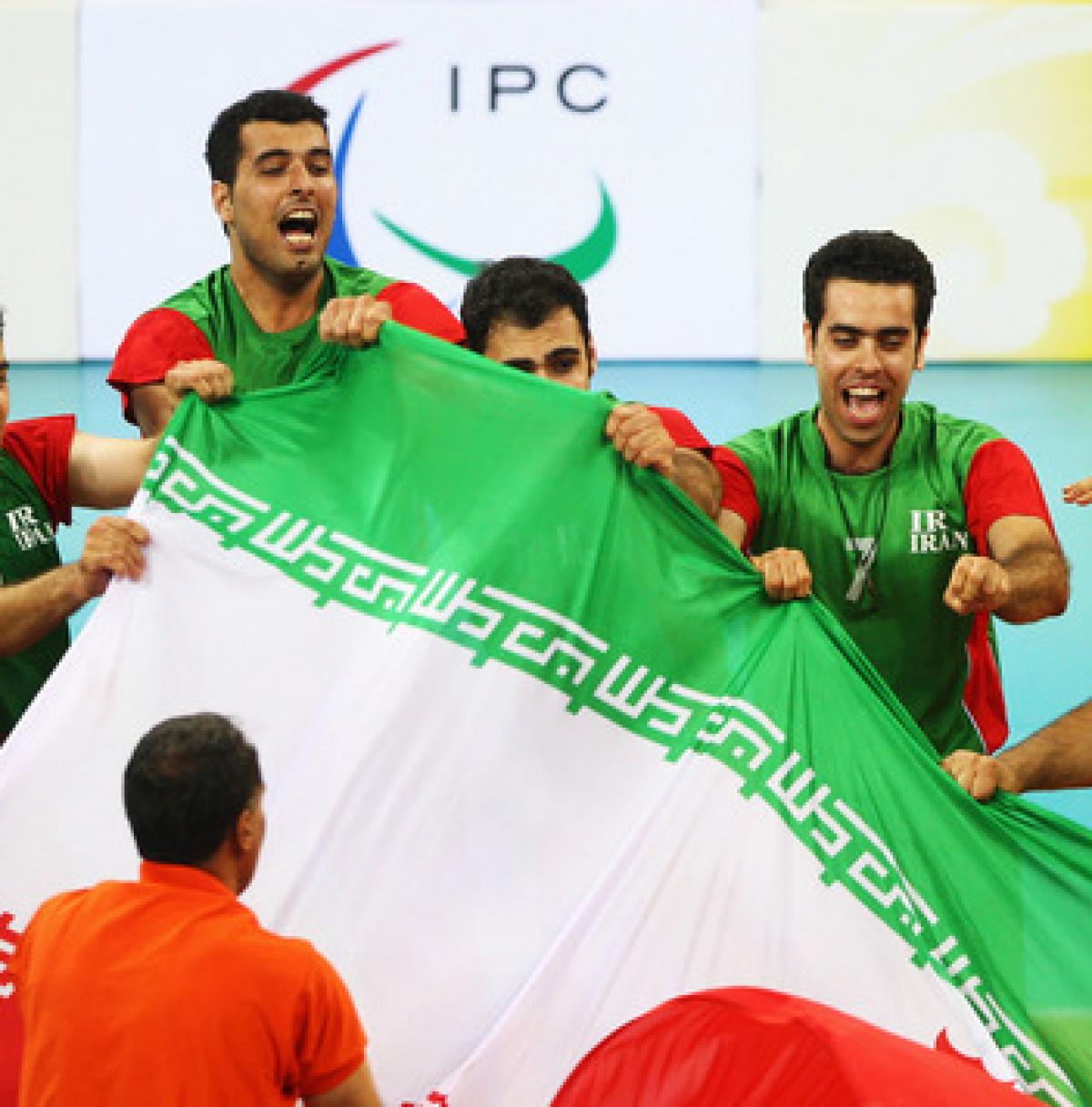 Iran's men's Sitting Volleyball team