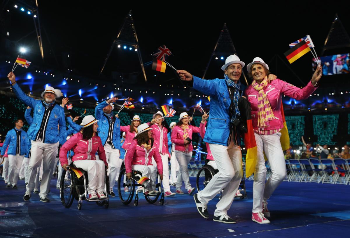 German Athletes at 2012 Opening Ceremony