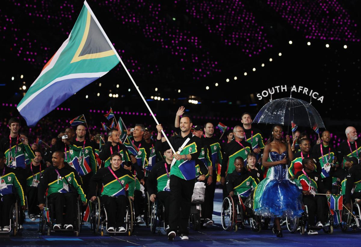 Oscar Pistorius Opening Ceremony