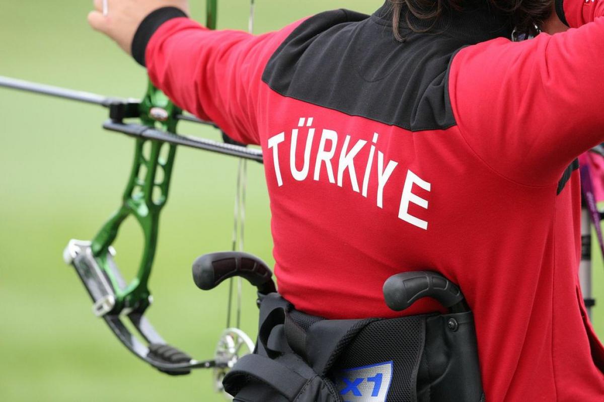 A Turkish archer competes at London 2012 A Turkish archer competes at London 2012