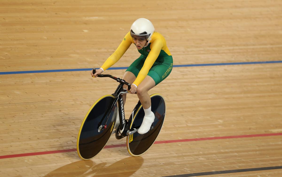 Australian cyclist Jayme Paris