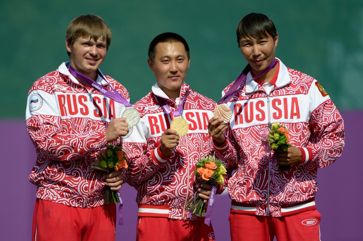 Russian trio clinch archery gold medals Russian trio clinch archery gold medals