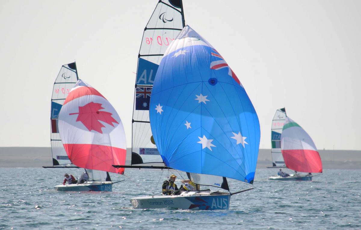 Australia’s Dan Fitzgibbon and Liesl Tesch 