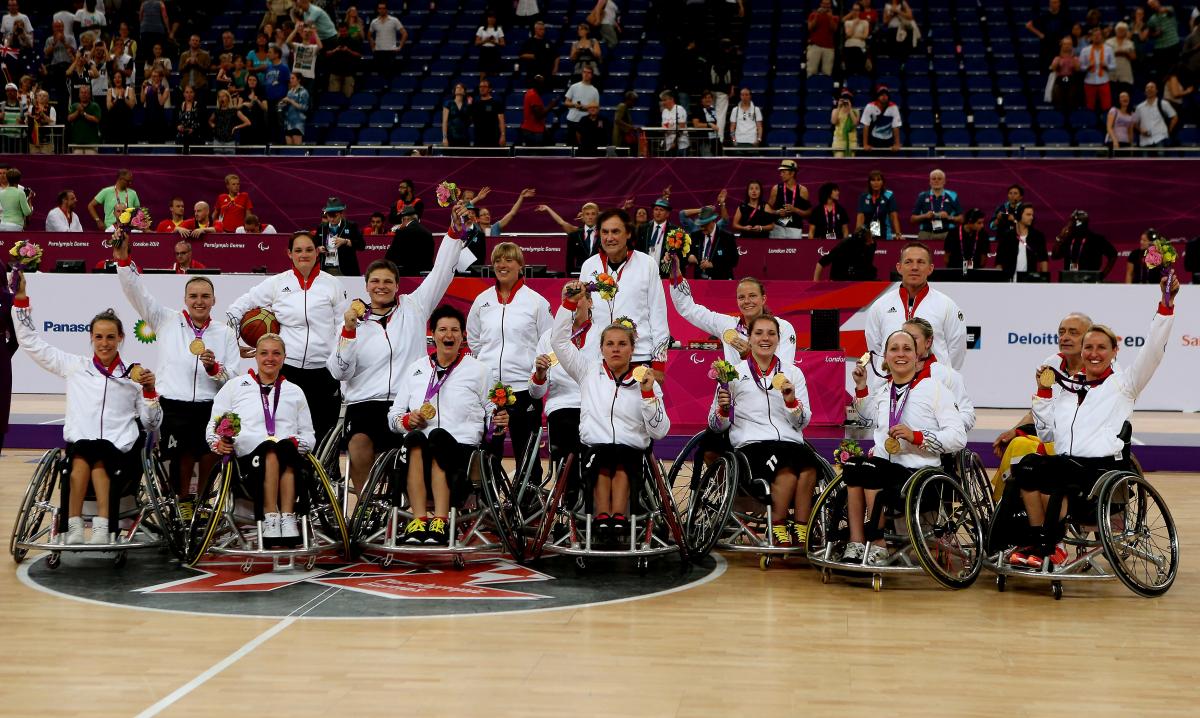 Germany's women's wheelchair basketball team