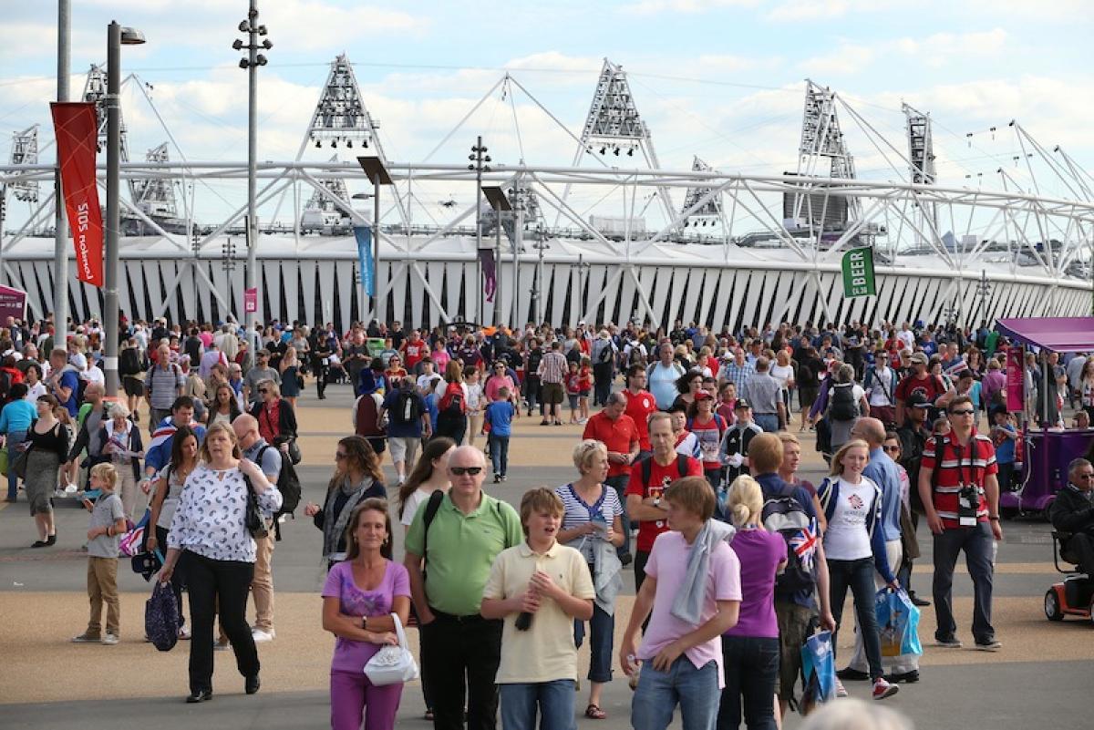 Fans at the Paralympic Games. Rio 2016 tickets are available now.