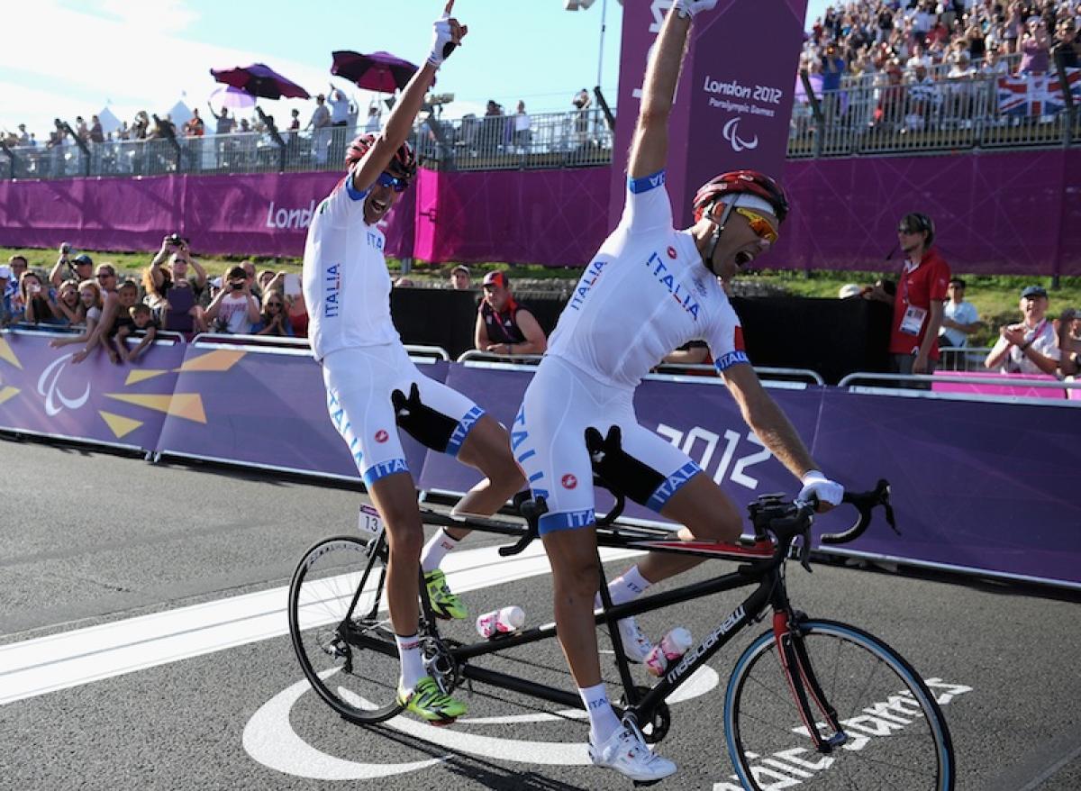 Ivano and Lucca Pizzi - Cycling