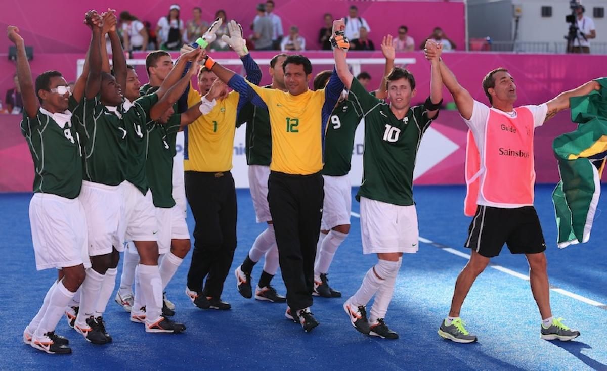 Brazil celebrate Brazil celebrate