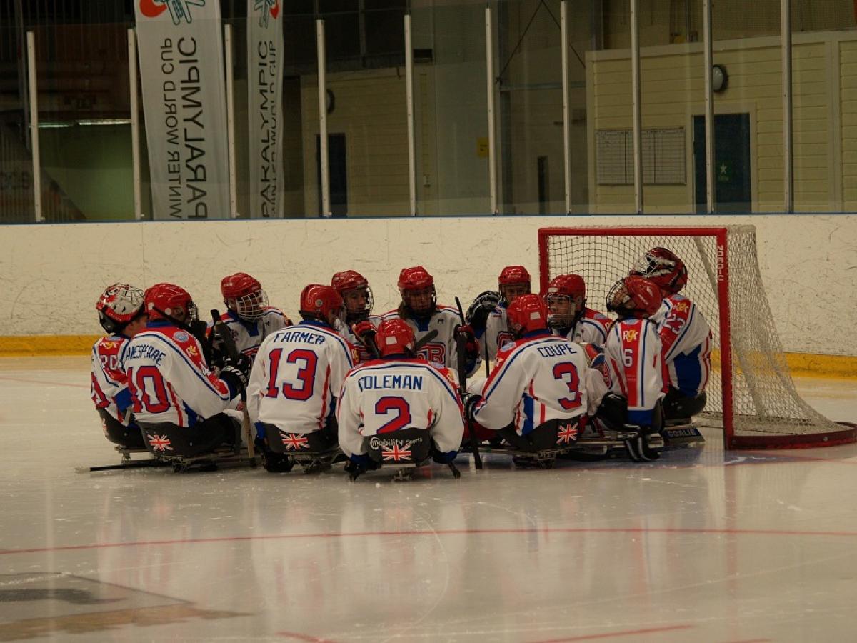 Great Britain ice sledge hockey team Great Britain ice sledge hockey team