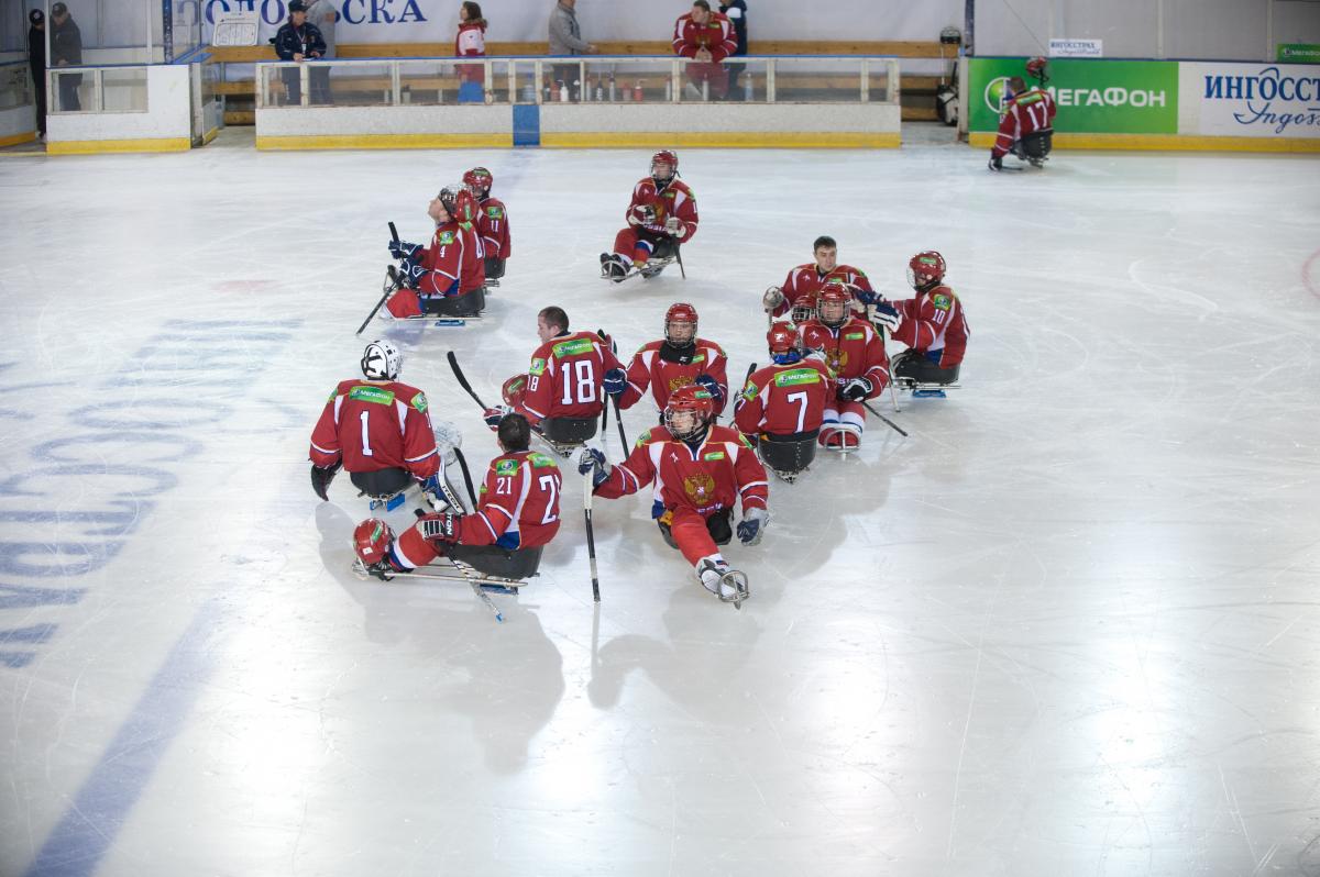 Russia ice sledge hockey