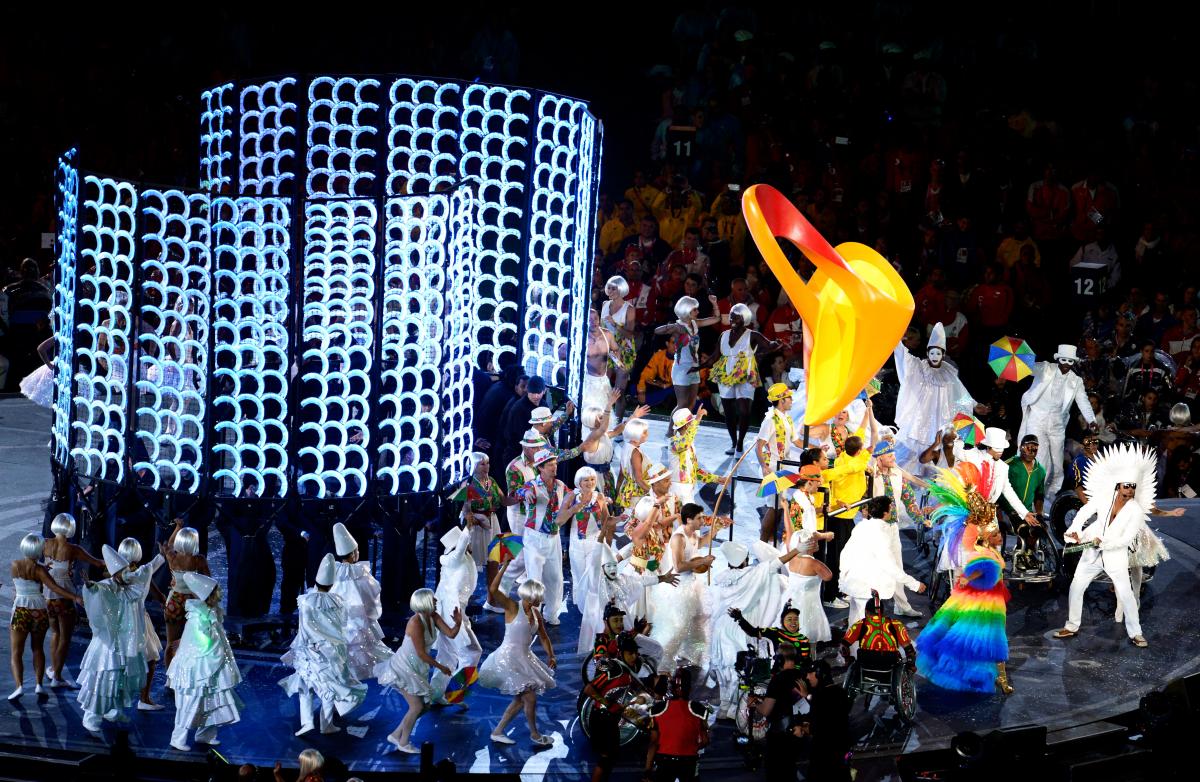 A picture of a group dancing