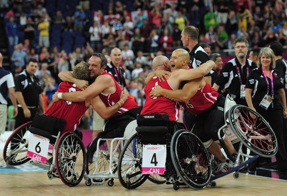 Canada's wheelchair basketball team Canada's wheelchair basketball team