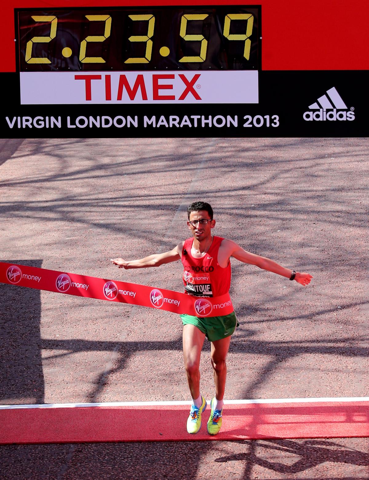 Morocco's El Amin Chentouf wins the 2013 IPC Athletics Marathon World Cup Morocco's El Amin Chentouf wins the 2013 IPC Athletics Marathon World Cup