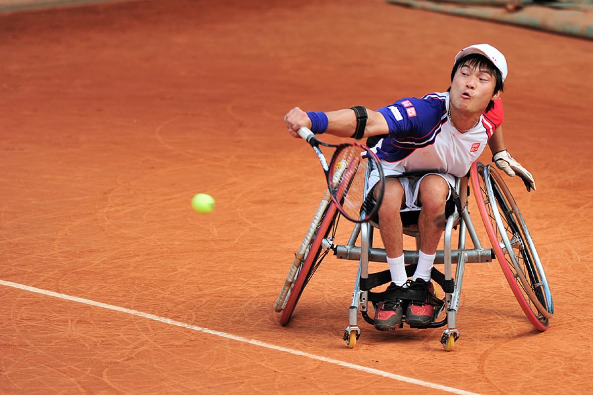 Japanese wheelchair tennis player Shingo Kunieda