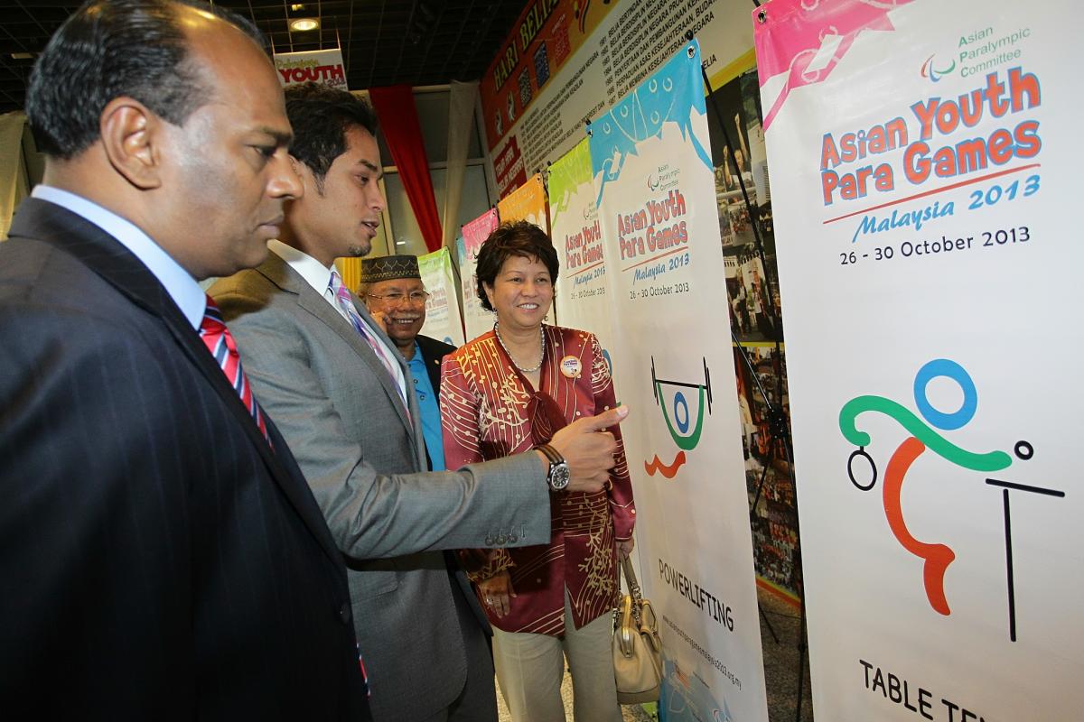 2013 Asian Youth Para-Games logo launch 2013 Asian Youth Para-Games logo launch