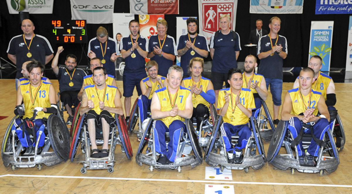Sweden wheelchair rugby team
