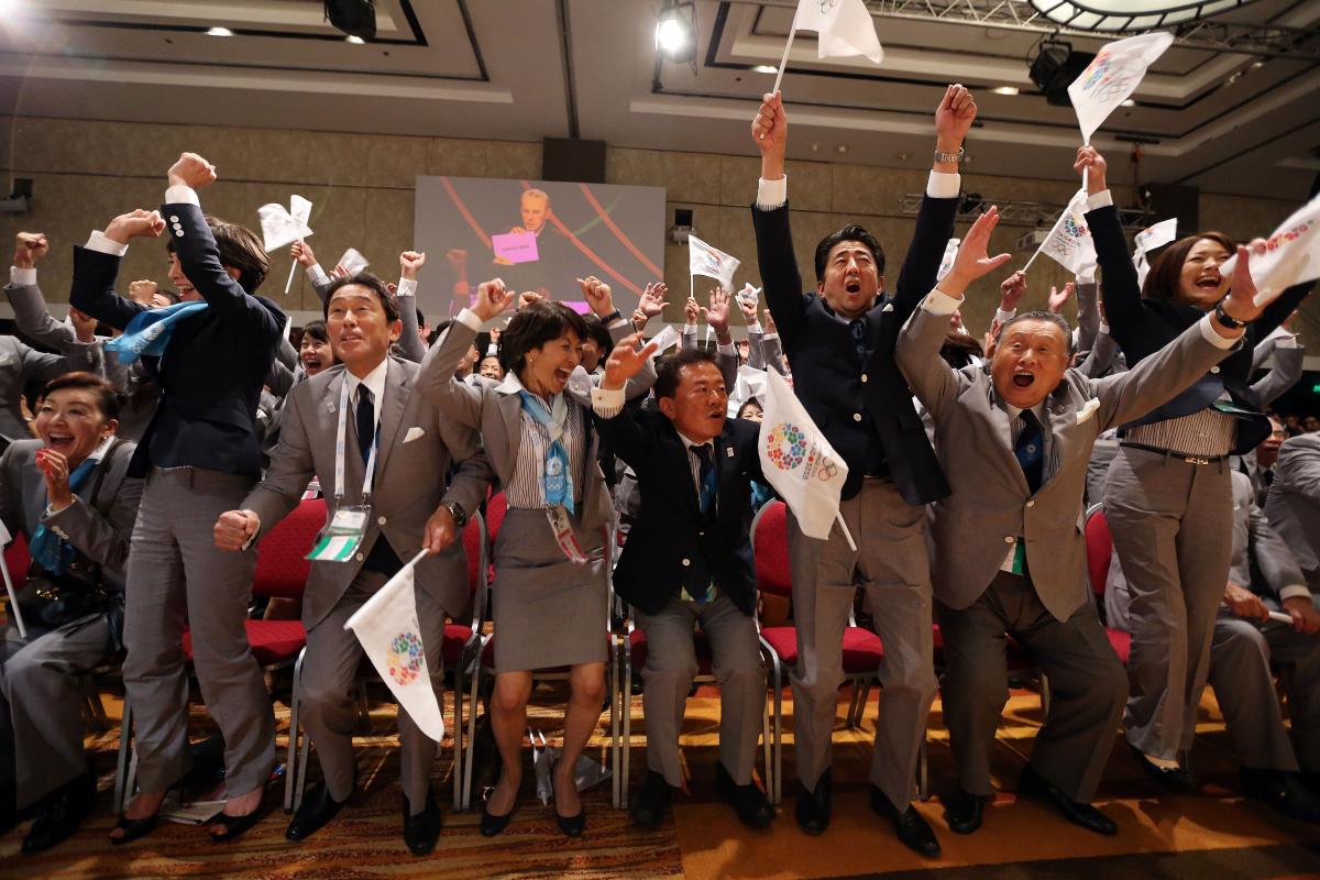 Tokyo 2020 win Tokyo 2020 react to the news that they have won the 2020 Olympic and Paralympic Games