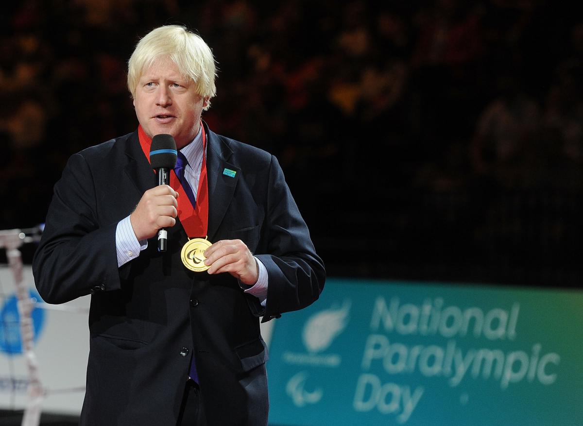 Boris Johnson Paralympic Order