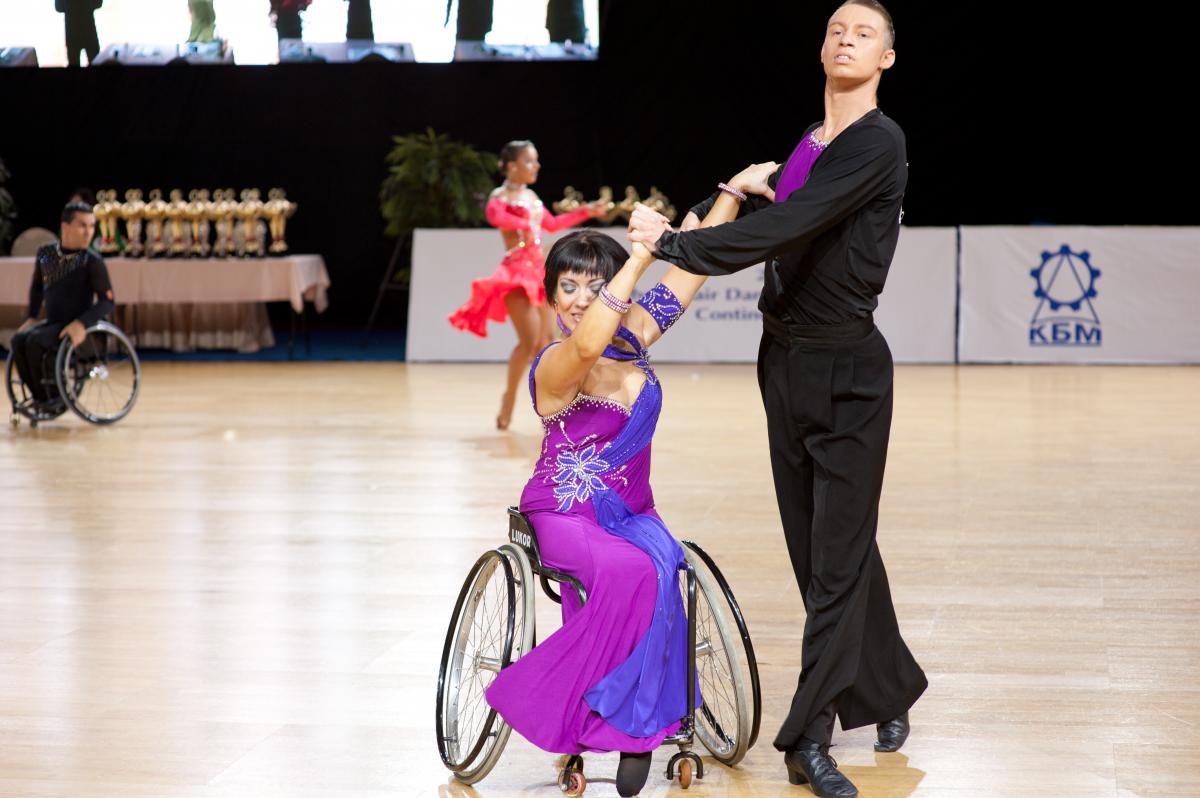 Wheelchair dance sport - Osipov and Ryzhkova of Russia