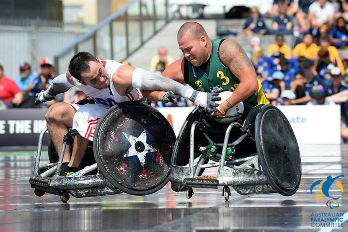 Wheelchair Rugby Tri-Nations tournament Sydney 2013