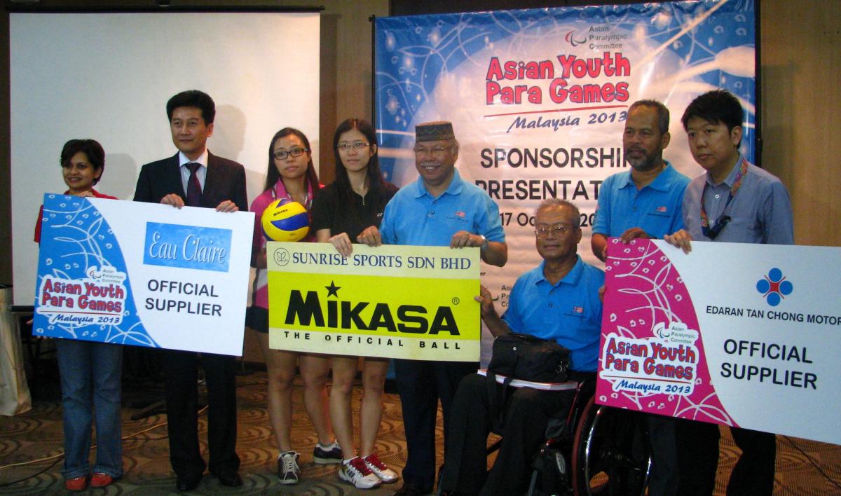 Aisan Youth Para Games sponsors