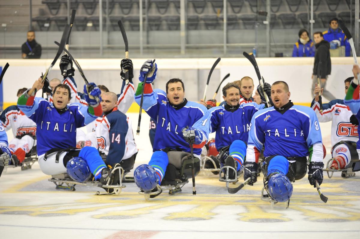 Italian ice sledge hockey team Italian ice sledge hockey team