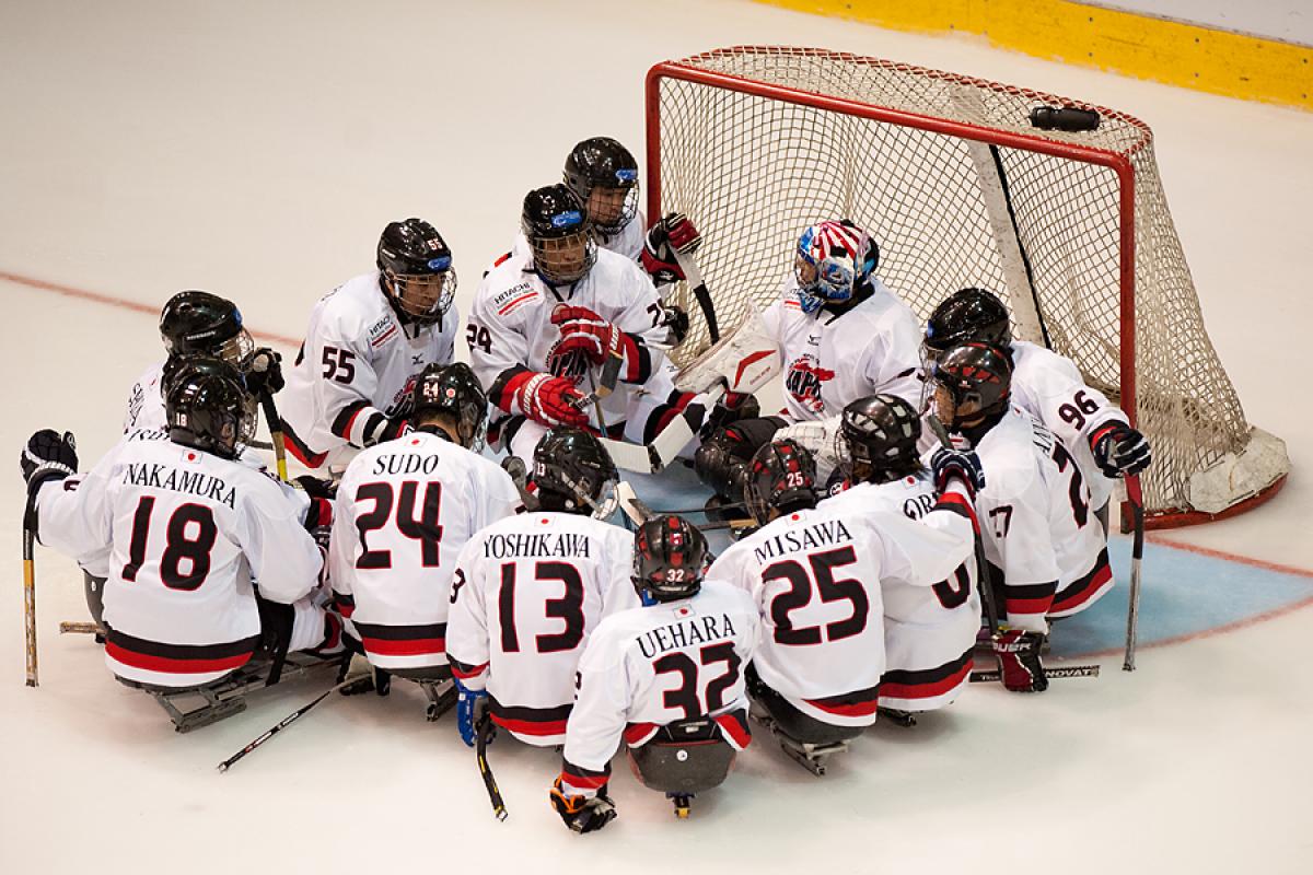 Japan's ice sledge hockey team Japan's ice sledge hockey team