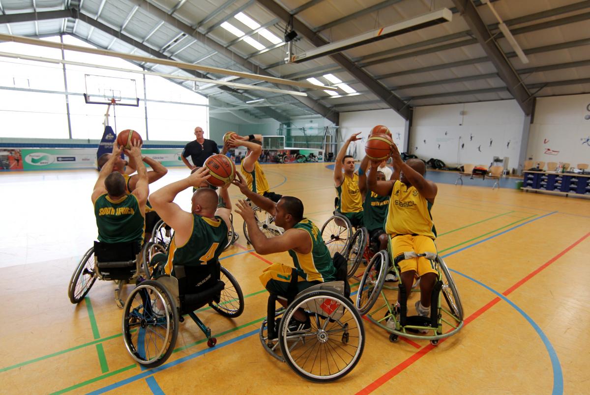 South African men's wheelchair basketball team South African men's wheelchair basketball team