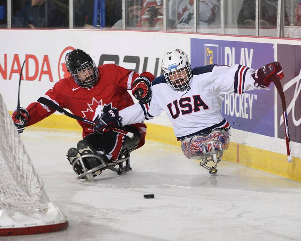 USA ice sledge hockey