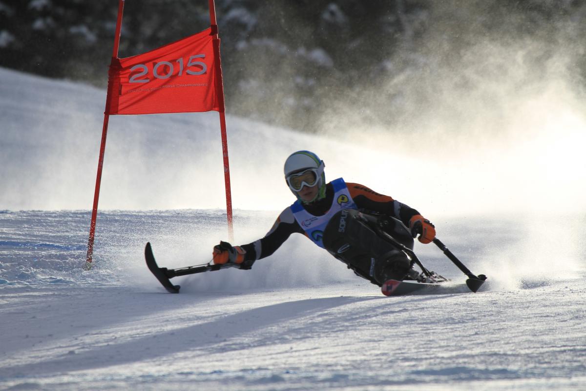 Anna Schaffelhuber at the IPC Alpine World Cup in Panorama, Canada Anna Schaffelhuber at the IPC Alpine World Cup in Panorama, Canada