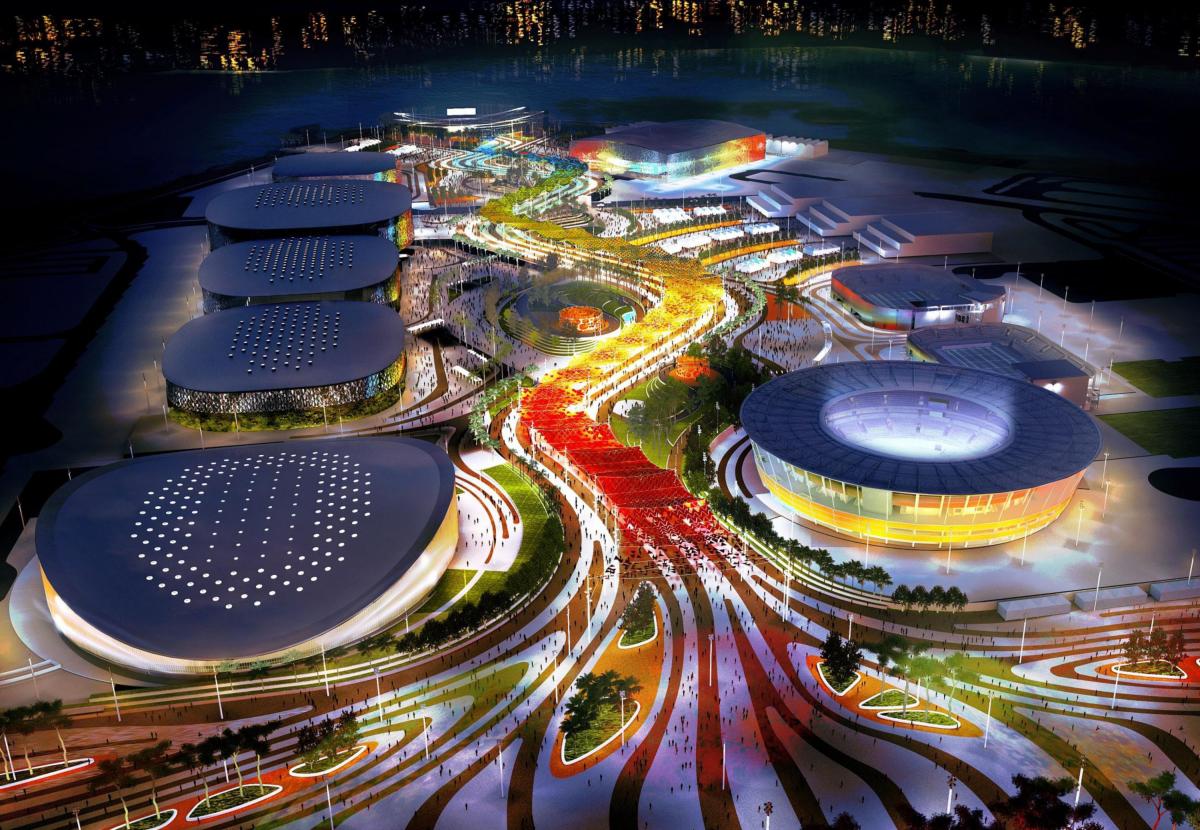 A view onto the Rio 2016 venues