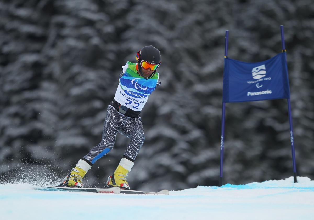Mher Avanesyan of Armenia Mher Avanesyan of Armenia competes in the Men's Standing Giant Slalom during Day 6 of the 2010 Vancouver Winter Paralympics