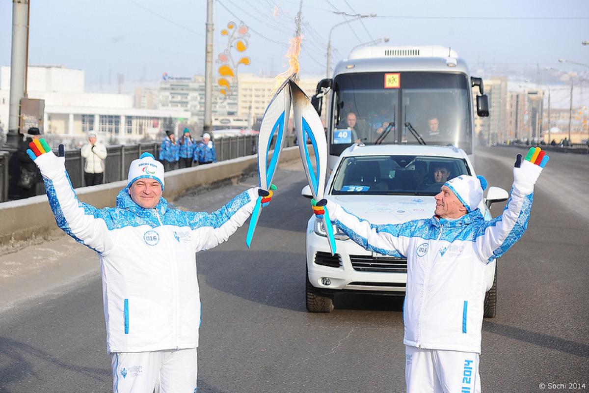 Sochi 2014 Paralympic Torch Relay - Day 2