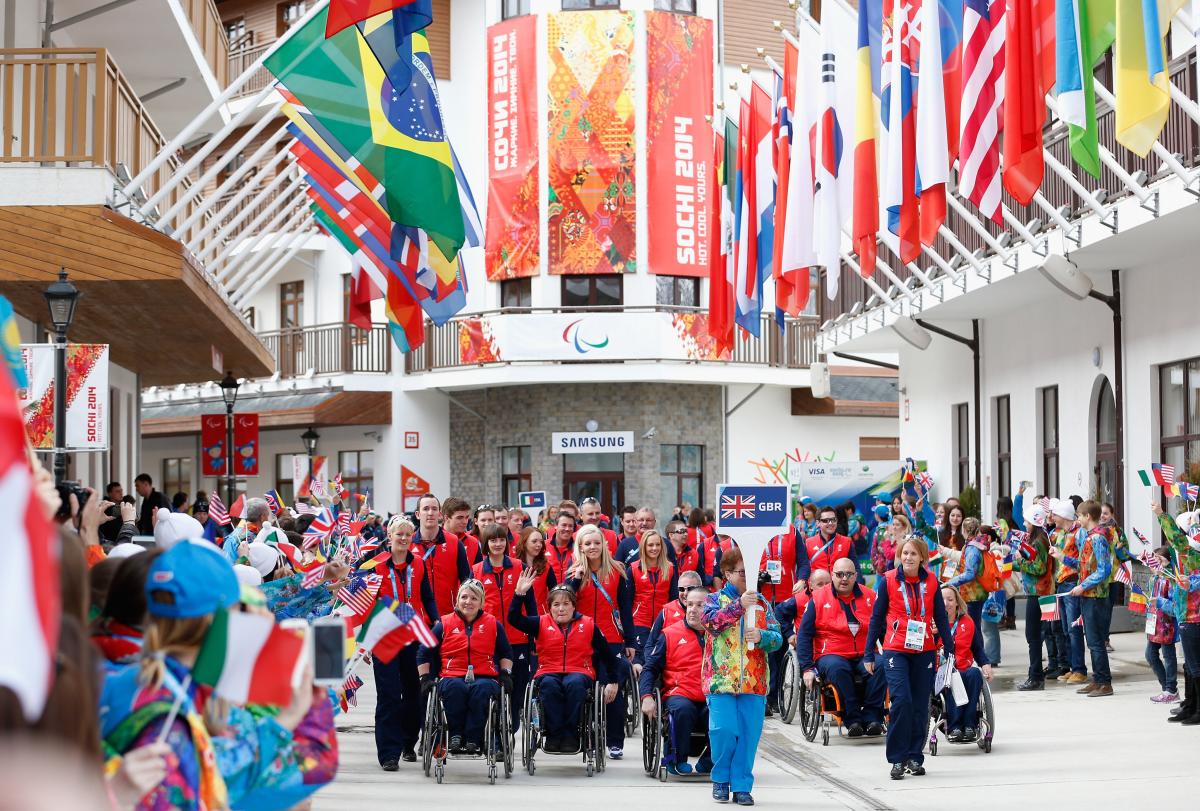 Great Britain Sochi 2014 welcome ceremony