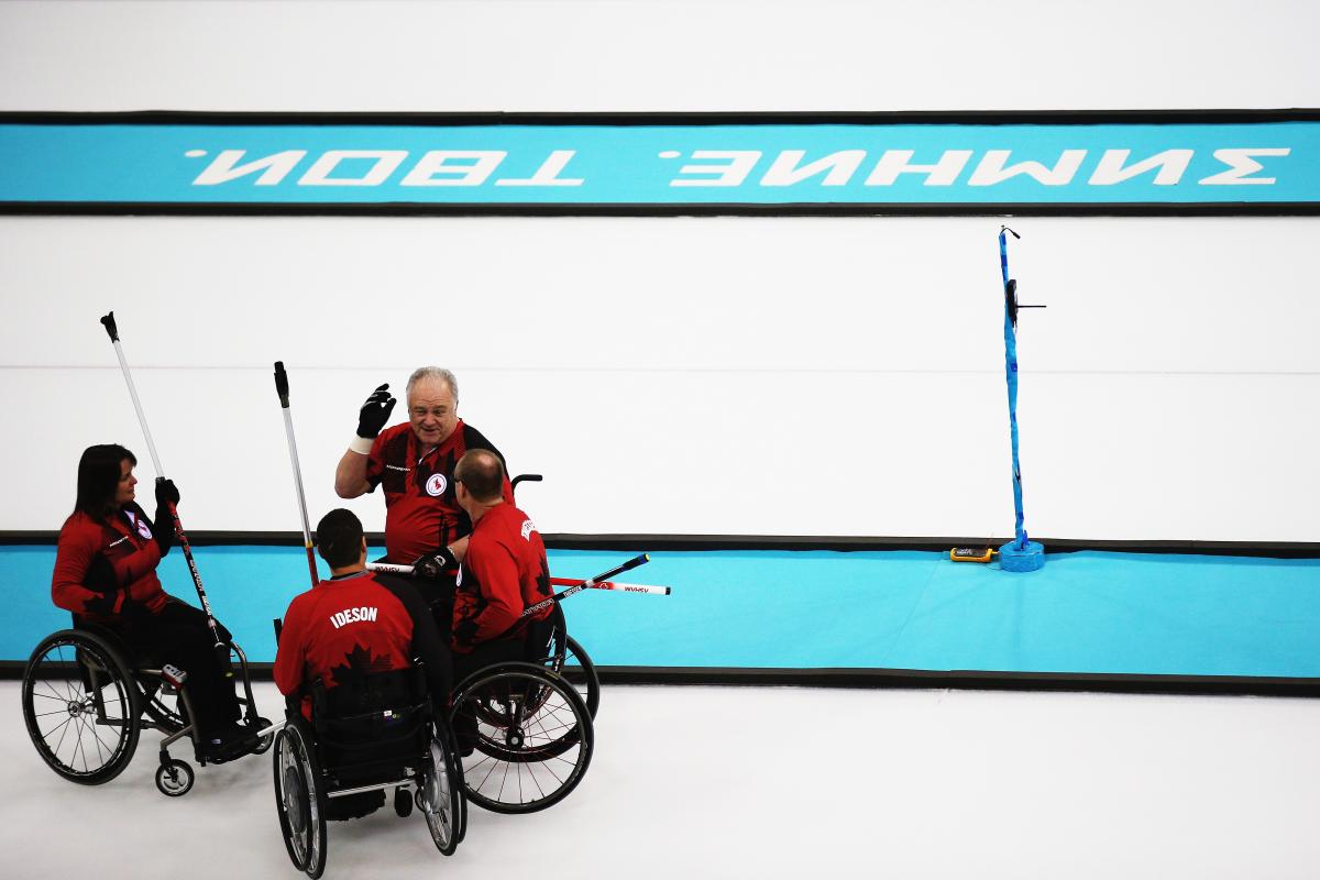 Canada's wheelchair curling team