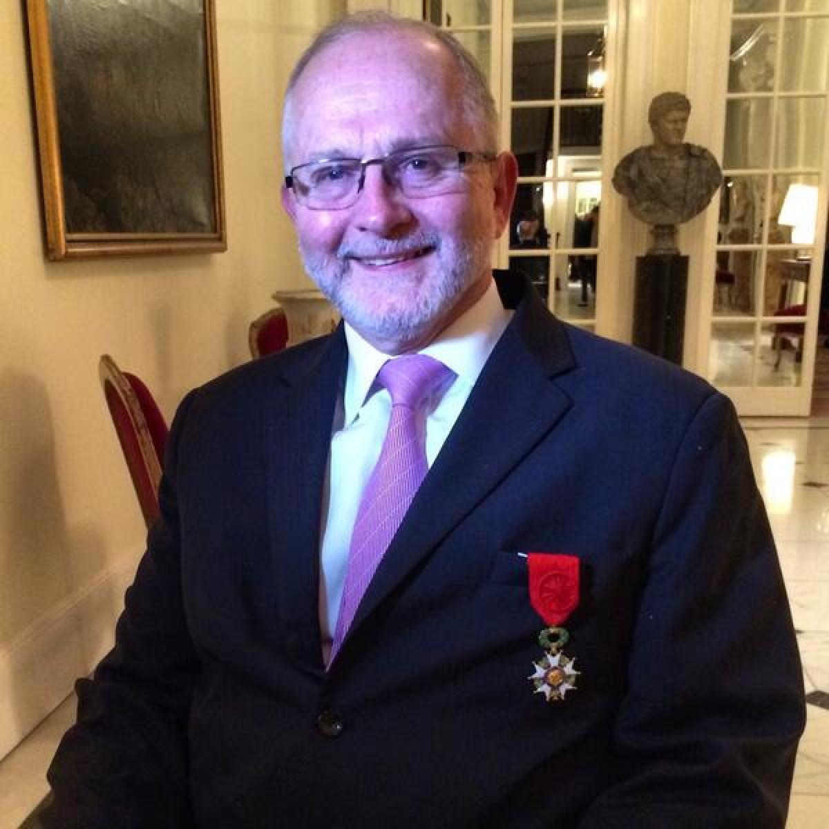 Sir Philip Craven after receiving the Légion d’Honneur 
