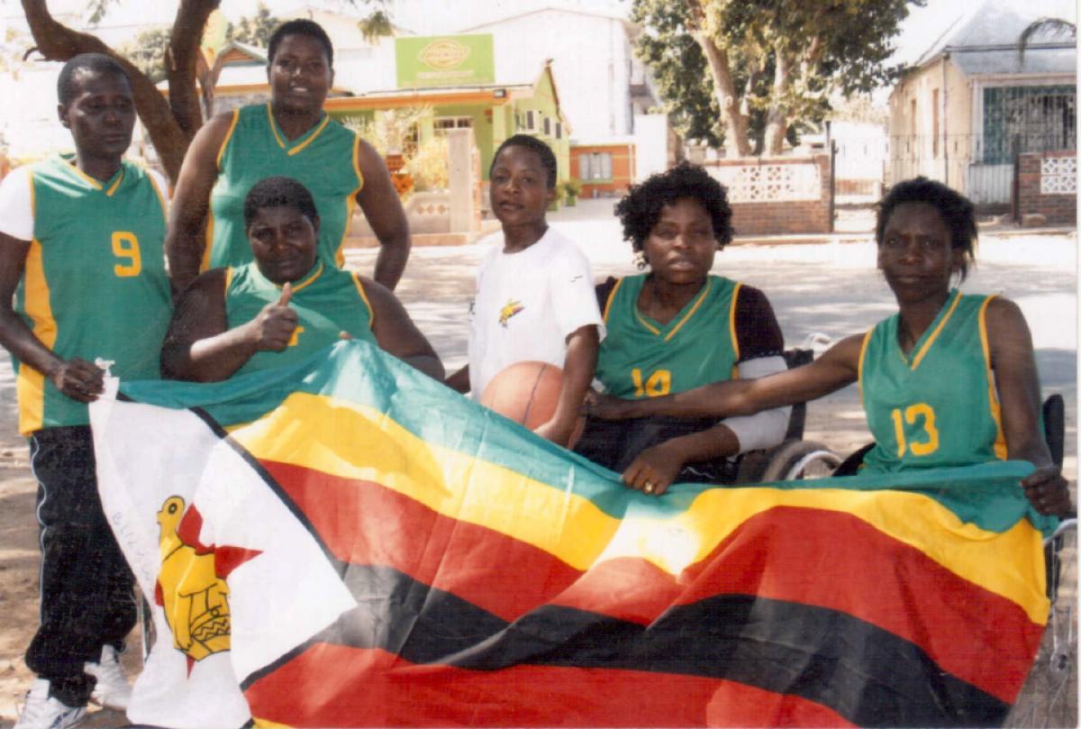 Zimbabwe wheelchair basketball team