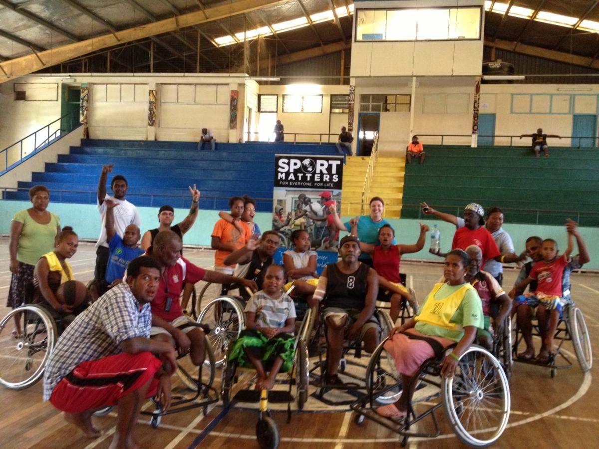 Wheelchair basketball Solomon Islands