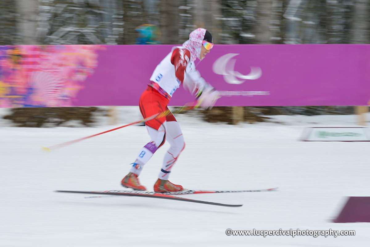 a male Para Nordic skier