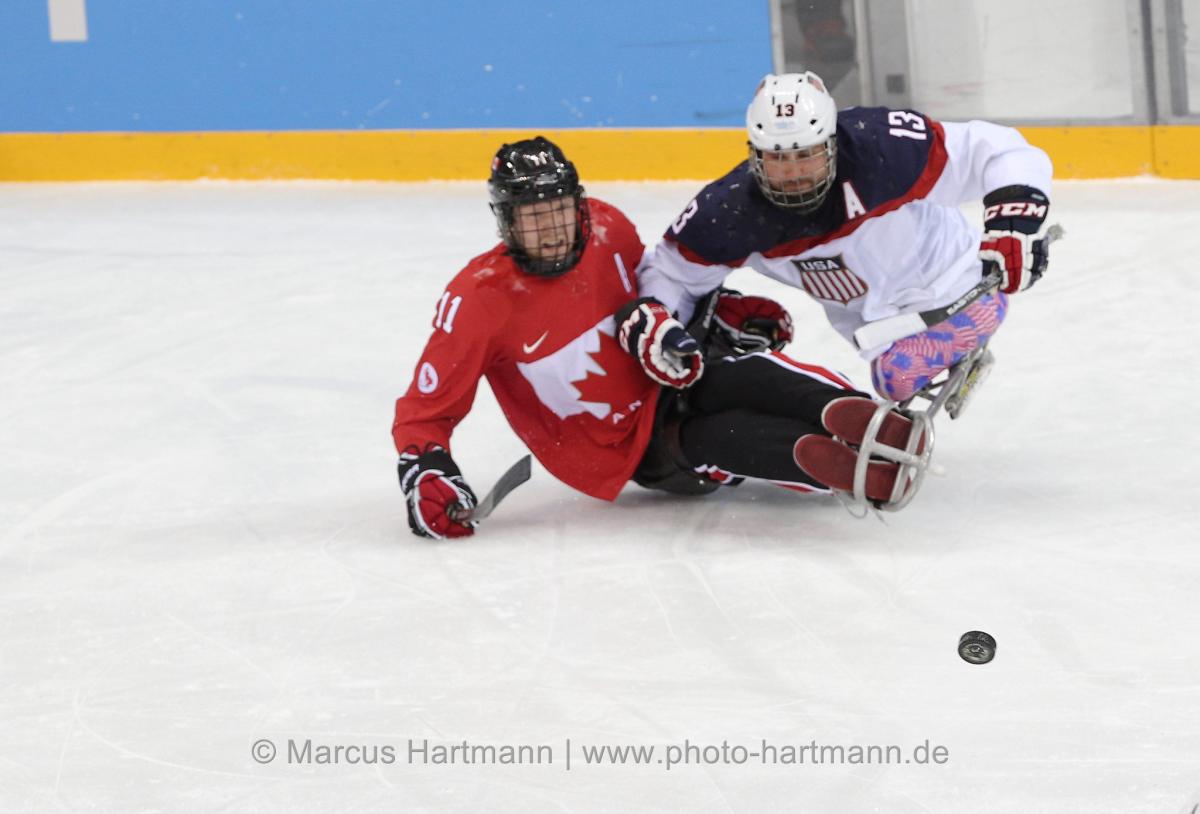 Adam Dixon competes at the Sochi 2014 Paralympic Winter Games