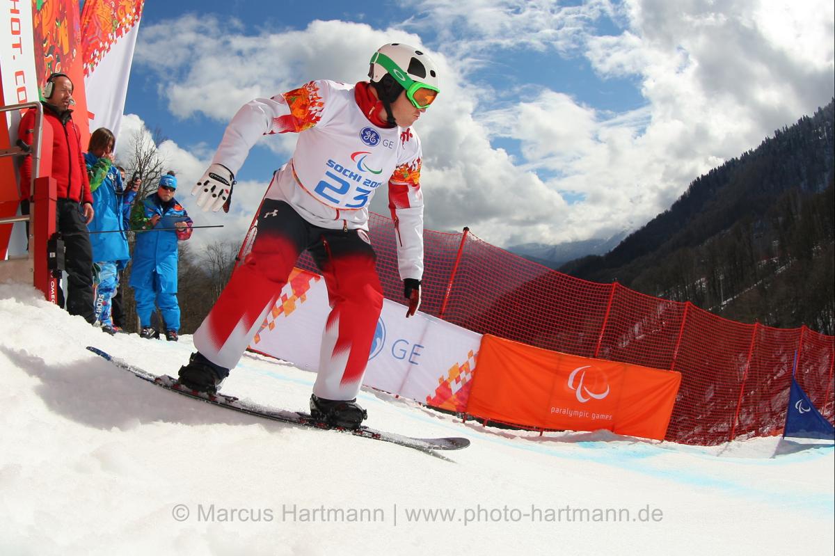 Tyler Mosher - Para Snowboard - Sochi 2014 Winter Paralympic Games - 