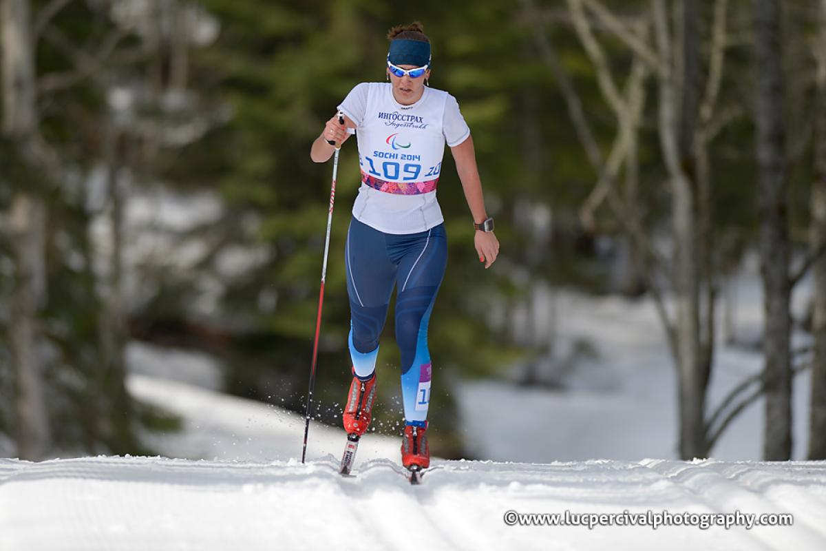 Anna Milenina at the Sochi 2014 Paralympic Winter Games