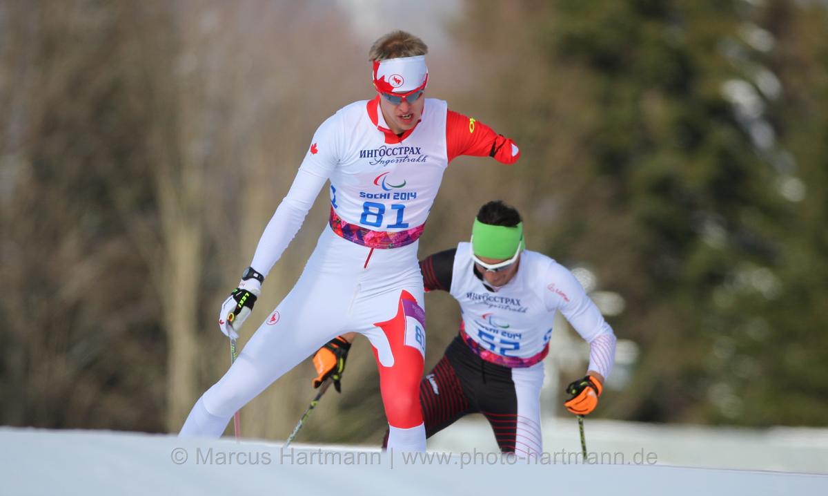 Canadian Mark Arendz stepped onto the podium twice in biathlon events at Sochi 2014.