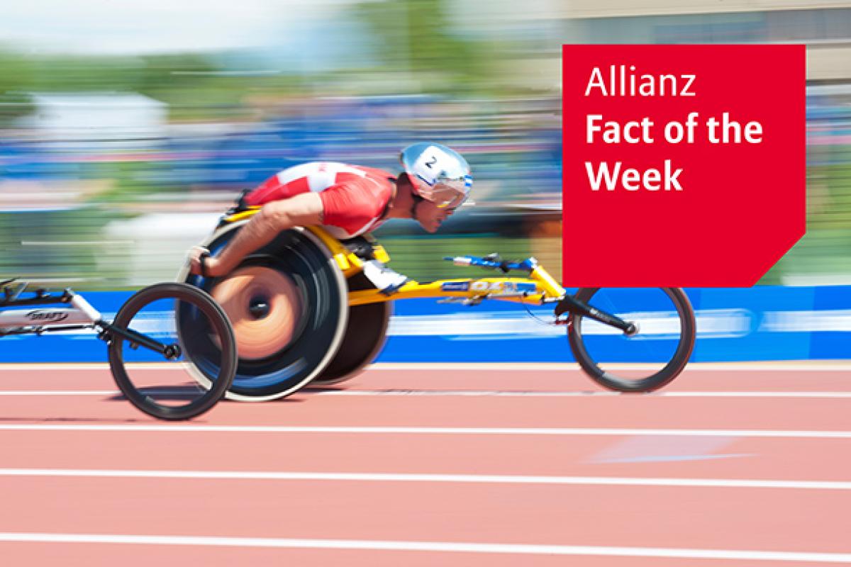 Allianz - Fact of the week - wheelchair racing