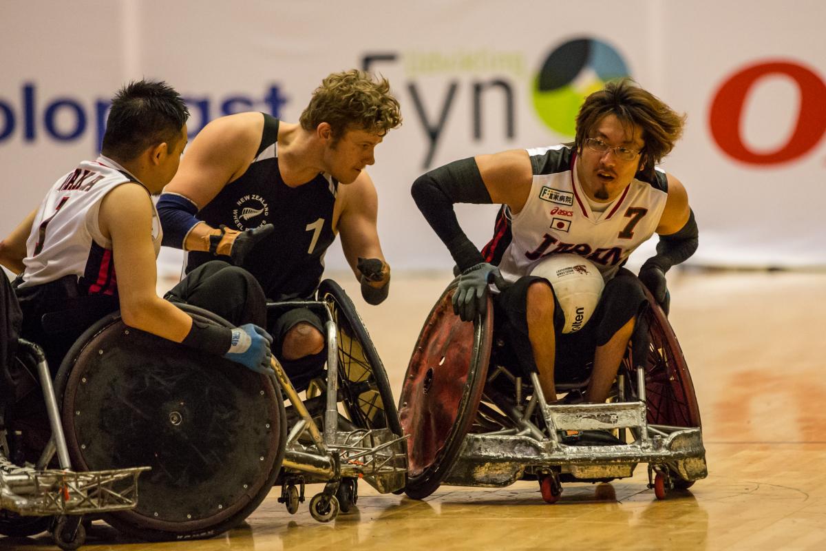 Japan v New Zealand at 2014 IWRF World Championships Odense